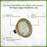 FLEX GOLD LED, ECO 4 WATT, MR16 3000K