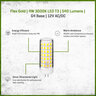 FLEX GOLD LED, 4 WATT, T3 3000K