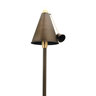 Unique Islander Tiki Torch 60 in. Riser Brass Housing Weathered Brass Finish 2W 2700K LED