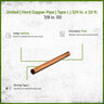 Hard Copper Pipe Type L 3/4 in. x 10 ft.