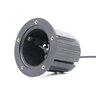 Universal Lighting Systems MR16 Well Light Black Finish 50W 25 Degree Beam Angle LED Ground Mount