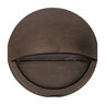 Universale Lighting Deck Light Cast Brass Surface Mount Eye Lid Weathered Iron
