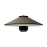 7.5 x 2.5 Cast Aluminum Round Shade Dark Bronze