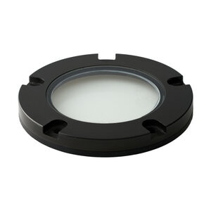 Universal Lighting Flat Glass Cast Cover Carbon Black