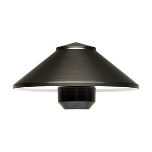 Universal Lighting Path Light Top Shade Carbon Black 6-1/4 in. Wide