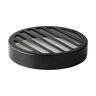 Universal Lighting Cover Louvered for UW6300BK Black Aluminum