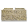 Midwest Block Straight Cap Sandstone 18 in. x 12 in. x 4 in. (56 pc./pallet)