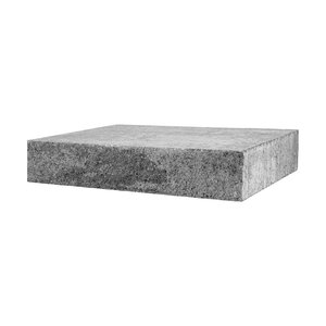 Dagostino Versa-Lok Wall Straight Cap Standard Shale 16 in. x 12 in. x 3 in. (80 pc./pallet)