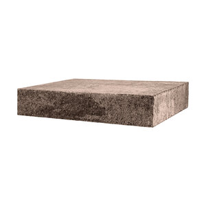 Dagostino Versa-Lok Wall Straight Cap Standard Hudson Brown 16 in. x 12 in. x 3 in. (80 pc./pallet)