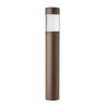 Vista BR-2500 Bollard Aluminum Architectural Bronze Finish 4.5W 2950K LED