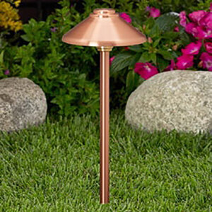 Vista PR-2133 Path Light Copper Housing Copper Finish No Lamp