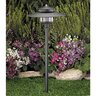 Vista PR-9207 Path Light Aluminum Black Finish 10W Halogen Lamp