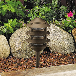 Vista PR-6223 Path Light Aluminum Architectural Bronze Finish 2.5W 2950K LED