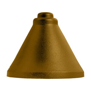 Vista Step Light Half Bell Dark Bronze No Lamp