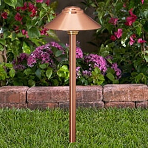 Vista PR-2129 Path Light Copper Housing Copper Finish No Lamp