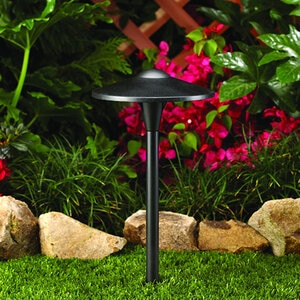 Vista PR-4708 Path Light 18 in. Riser Aluminum Architectural Bronze Finish 2.5W 2950K LED