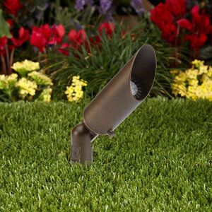 Vista GR-2102 Up Light Brass Housing Olde Brass 2.5W 2950K 36 Degree LED