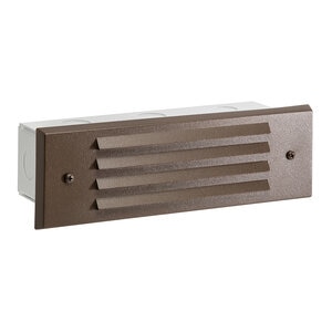 Vista 4246 Louvered Brick Light Aluminum Housing Architectural Bronze 2.5W 2950K LED