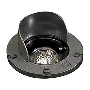 Vista Adjustable Well Light w/ Hood Dark Bronze No Lamp