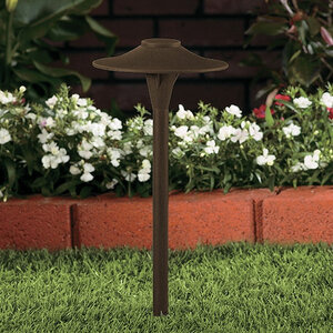 Vista PR-4700 Path Light Aluminum Architectural Bronze Finish No Lamp