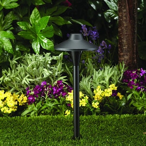 Vista PR-6507 Path Light 18 in. Riser Aluminum Black Finish 2.5W 2950K LED