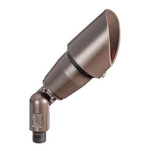 Vista Ground Mount-2416 Composite Bullet-Dark Bronze-LN16-6-RGBW Bluetooth Mesh-38°-LED