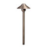 Vista 2267 Path Light Olde Brass Finish 2950K 2.5W T-3 LED
