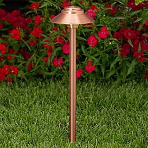 Vista PR-2128 Path Light Copper Housing Copper Finish No Lamp