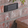 Vista 4246 Louvered Brick Light Aluminum Housing Architectural Bronze 10W Halogen