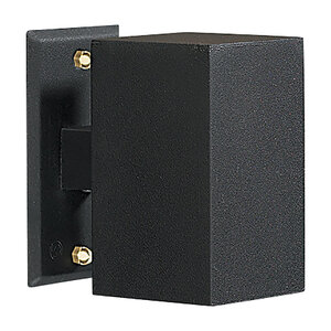 Vista Down Light Wall Mount Black 2-1/2 in. x 2-1/2 in.