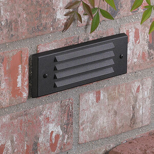 Vista Cover Plate For 4246 Black Step Light