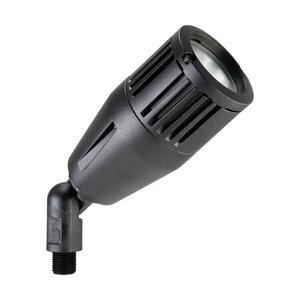 Vista 3107 Fixture In Black,13 Watts, Warm White, Wide Flood