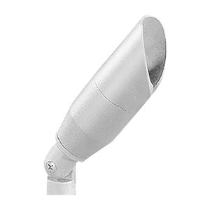 ALUMINUM BULLET W/ WALL MOUNT NO LAMP LONG SHROUD WHITE VISTA