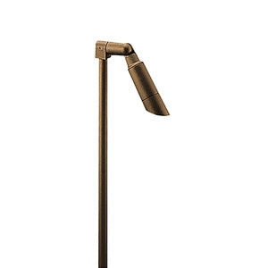 Ground Mount Path Bullet DK Bronze No Lamp