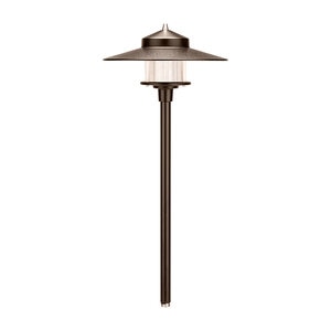 Vista PR-9260 Round Path Light Dark Bronze G4 1.5W Ground Mount Aluminum