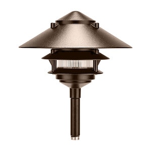 Vista PR-9222 Spread Tier Light Bronze G4 1.5W Ground Mount Aluminum