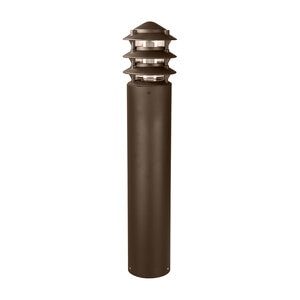 Vista BR-8231 Bollard Bronze G4 1.5W Ground Mount Aluminum