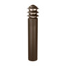 Vista BR-8231 Bollard Bronze G4 1.5W Ground Mount Aluminum