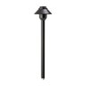 Vista PR-2265 Landscape Series Ground Mount Walk Light, Black Finish, 1.5W LED, G4 Socket, 9V - 15V