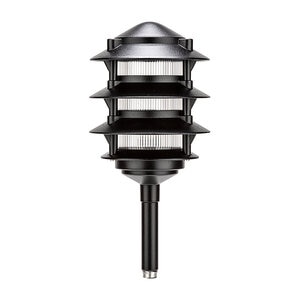 Vista PR-6223 Tiered Path Light Black G4 1.5W Ground Mount Aluminum