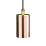 Cylinder Hanging Copper Fixture No Lamp