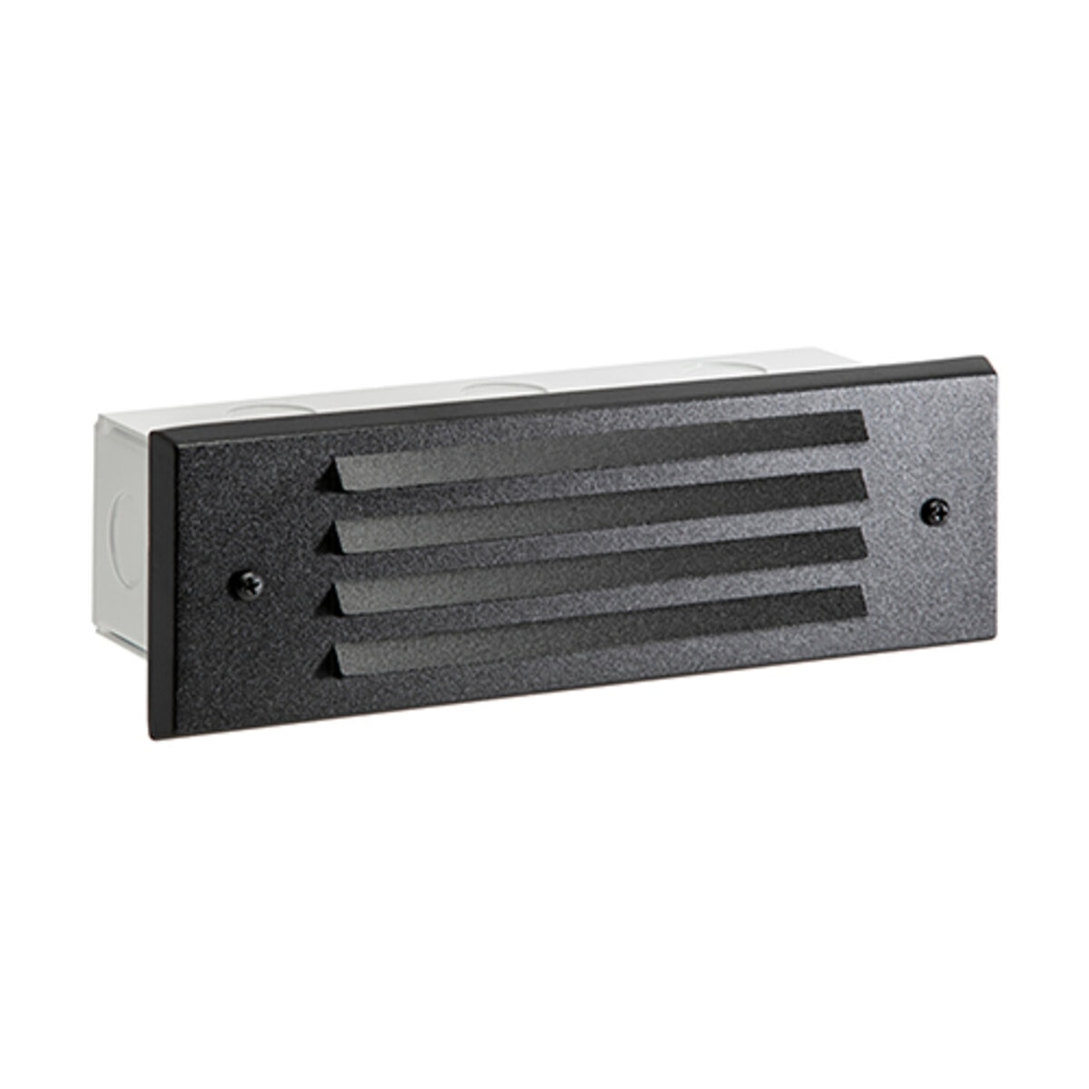 Vista SL-4246 Louver Step Light Black G4 1.5W Step and Wall Mount ...