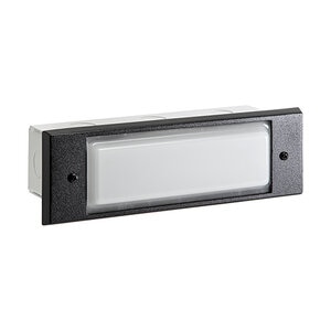 Vista SL-4245 Window Step Light Black G4 1.5W Step and Wall Mount Aluminum
