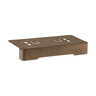Alum Rail Brick Light Dk. Brnz Masonary Mount Warm Led
