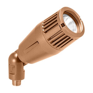 Vista 1043 LED Flood Light Arch Bronze 27K Non dimming cast shield