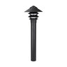 Vista Bollard Light Aluminum Black