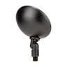 Half Round Alum Wall Light Black No Lamp Vista