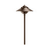 Tall Path Light Dark Bronze No Lamp Fixt Vista