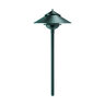 ALUM TALL PATH LIGHT VERDE NO LAMP