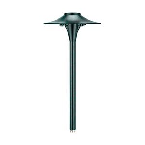 Alum 7-1/2 Rd Path Light Verde No Lamp